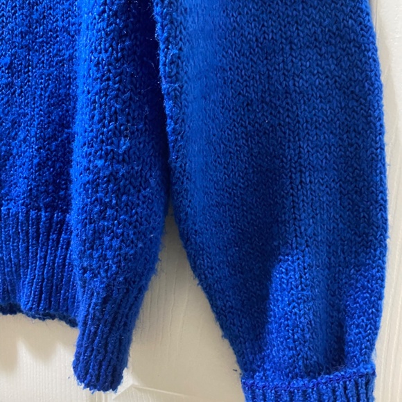 Vintage FE Design Size XL Women’s Blue Cardigan - Picture 5 of 7